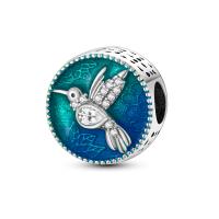 Encanto De Colgante De Árbol De Familia Platinado En Plata Para Pulsera De Bangle Y Collar DIY Regalo Con Doble Vuelo Aéreo - details 189