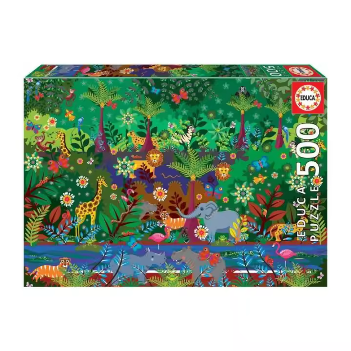 Puzzle 500 Piezas Jungla de Educa - Alta Calidad - 1