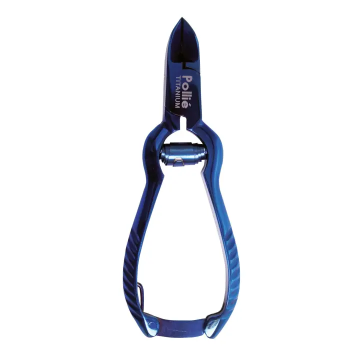 CORTA UÑAS PEDICURA CIERRE 12 CM.AZUL TITANIO (marca: Pollié) - 1