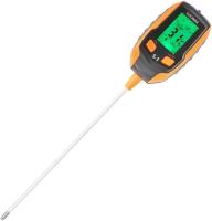 Medidor digital de pH/humedad del suelo/TEMPERATURE de las plantas/intensidad de la Luz solar/humedad Ambiental/salinidad del suelo, Pantalla LED, adaptado para Jardín, césped, cuidado de Plantas, granjas y plantas de Interior y exterior. - details 0