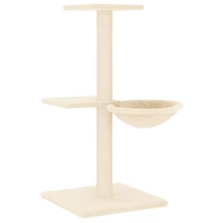 Rascador para Gatos con postes de ISAL Crema 72 cm - 1