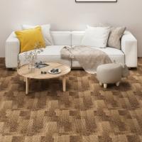 vidaXL Baldosas de moqueta de suelo (20 unidades) 5 m² marrón - details 0
