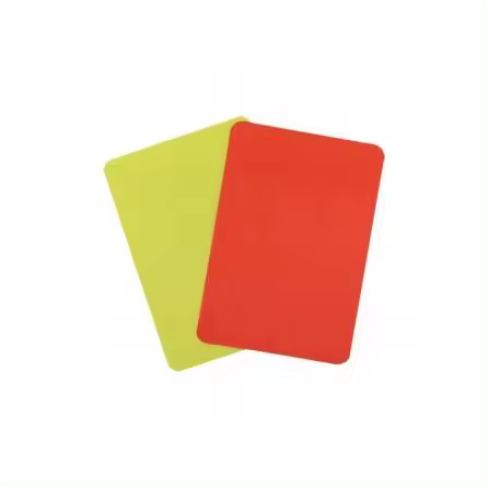SET TARJETA ÁRBITRO COLOR ROJA /AMARILLA SOFTEE - 1