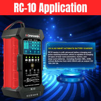 Cargador De Batería Para Coche KONNWEI RC-10 Automático Y Rápido 12V 10A 24V 5A Reparación Por Pulso Para Baterías De Ácido Plomo AGM Gel - details 7