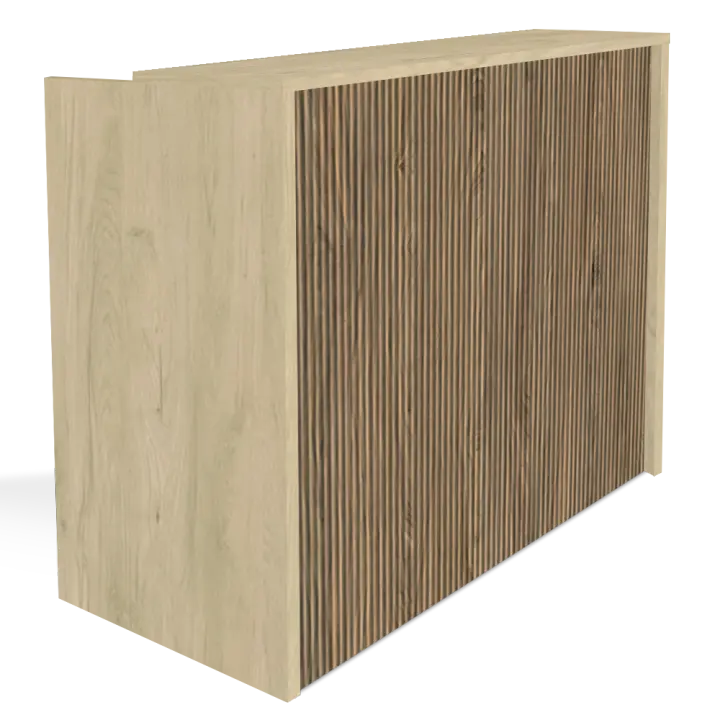 OFILIKE. Mostrador de Recepción para Oficinas, Tiendas, Clínicas. Compact Milos - 1