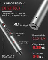 Juego De Destornilladores Eléctricos De Precisión 75 En 1 Con 71 Piezas Magnéticas Phillips Torx Y 3 Luces LED Herramienta De Reparación Multifuncional - details 15