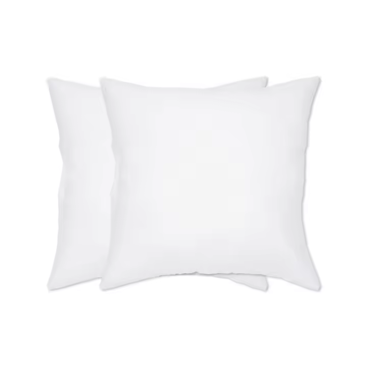 WAI 2 MARKET - Relleno de Cojín 100% Poliéster Fibra Hueca Siliconada - Almohada Suave, Antialérgica y Duradera para Sofa y Cama - Pack de 2 Unidades - Tamaños: 35x55, 40x40, 45x45, 50x50, 60x60, 40x60, 40x70, 40x80, 40x90 cm - 1