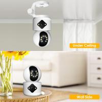 Cámara De Seguridad WiFi Dual 4MP Con Pantalla Automática De Seguimiento Y Detección De Humanos Monitor De Bebé Para Interior CCTV Vigilancia Doméstica - details 10