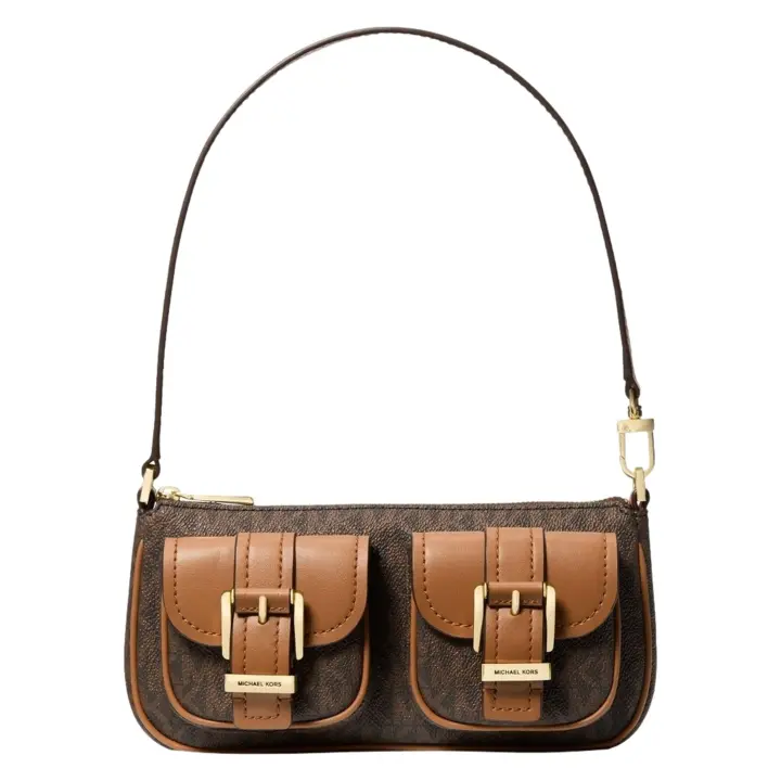 Bolso MICHAEL KORS Zoe Pequeño con Estampado Monogram Color Marrón - 1