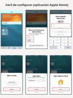 Lámpara LED Moderna 24W Control Remoto Por Alexa Google Siri Luz De Techo Dimmable WiFi Horario RGB+CW+WW Compatible Con HomeKit - details 13