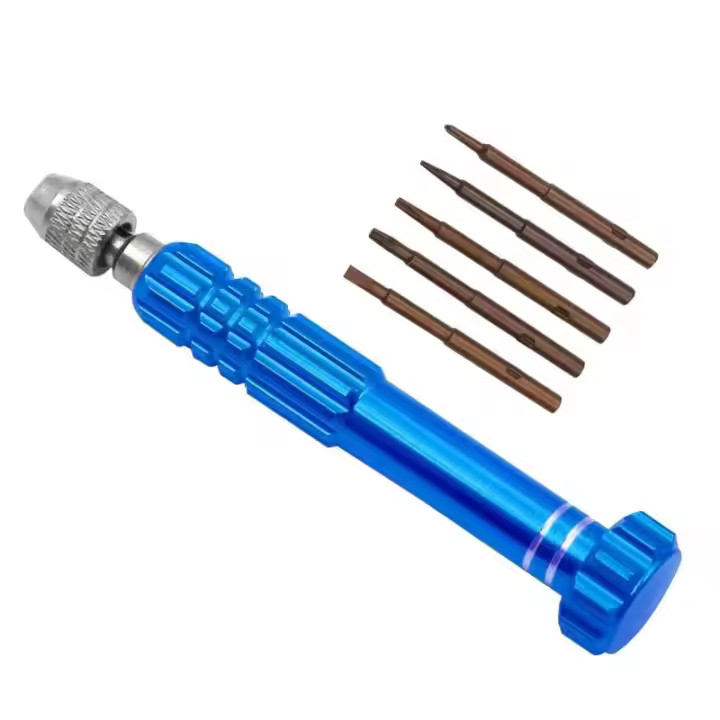 Kit De Herramientas Para Reparación De Teléfonos Móviles Y Relojes 5 En 1 Destornillador Magnético Con Cabezas Torx Y Planchas T5 T6 T7 T8 T10 Para Electrónica - 1