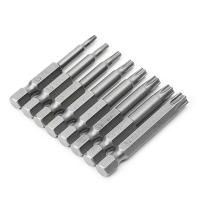 Juego De 8 Piezas De Destornilladores Magnéticos De Acero De Aleación Con Mango Hexagonal De 1/4' T8-T40 Cabeza Hollow Plum Blossom Multifuncional Para Soldadura Y Reparación - details 3