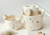 Bolsa De Diaper Para Bebé INS Con Bordado De Oso Hermoso Organizador De Almacenamiento Para Pañales Juguetes Mami Nueva - details 2