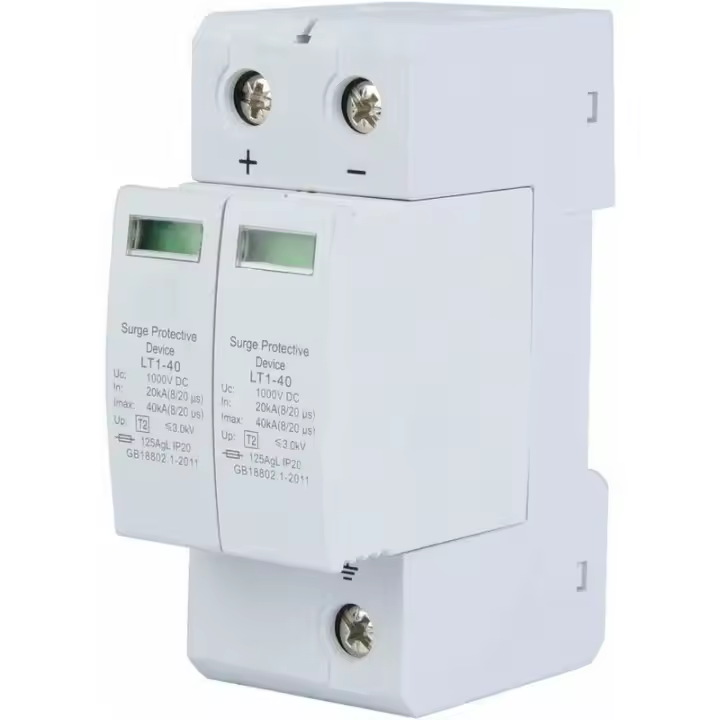 Dispositivo de protección contra sobretenciones fotovoltaicas 2P20KA para el hogar - 1