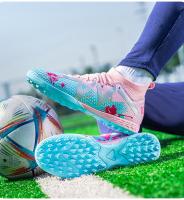 Zapatos De Fútbol Profesionales TF Resistentes Para Adolescentes Durable High Tops Entrenamiento Adulto Antideslizante Zapatos De Fútbol - details 10