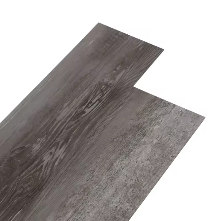 vidaXL 36x Lama de Suelo 5,02 m² PVC 2mm Roble Baldosa Tarima Flotante Color Gris claro,  Estampado gris,  Gris rayado y mas - 1
