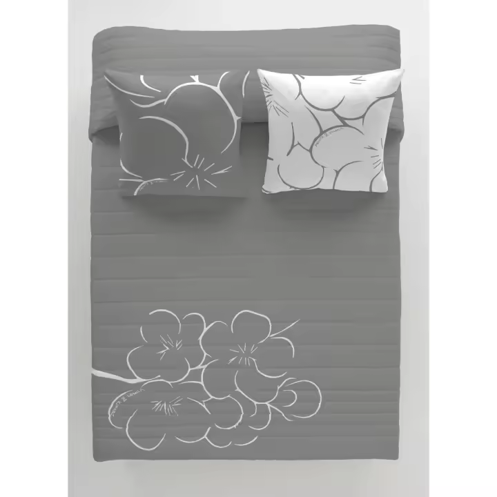 COLCHA BOUTI 100% ALGODÓN SHOLTA LLUVIA DEVOTA & LOMBA FABRICADO EN ESPAÑA - 1
