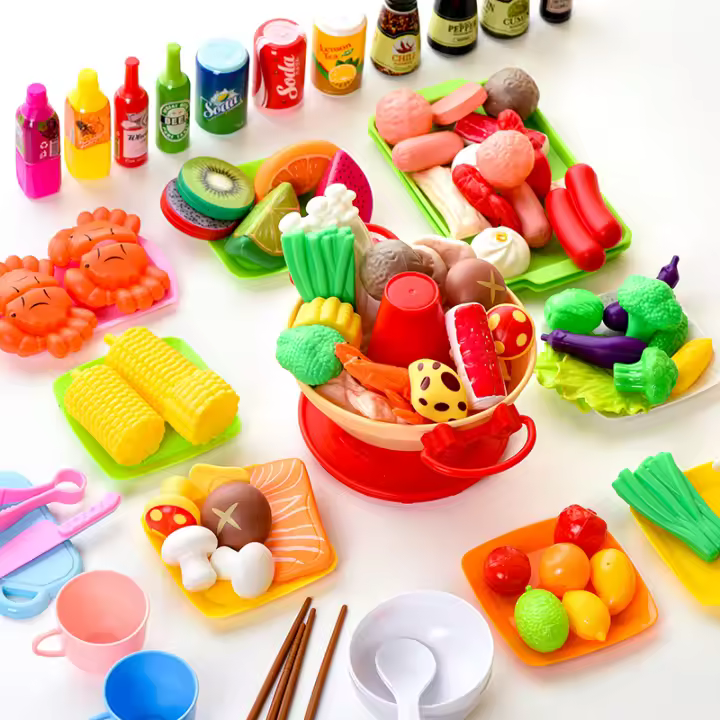 Juego De Cocina Para Niñas Con Alimentos Y Verduras Simulación Barbecue Set Educativo Para Casa De Juguete Interactivo Para Niños Y Niñas Aged 3-12 - 1