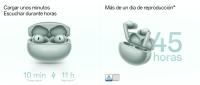 Auriculares - OnePlus Buds 4, Dos diafragmas con Dual DACs, ANC dinámicos hasta 55dB en tiempo real, Control de volumen deslizando, Hi-Res Audio LHDC 5.0, Reproducción hasta 45 horas, AI Traducción - details 18