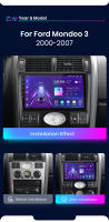 Junsun Android 13 Radio Coche para Ford Mondeo 3 2000 - 2007 Inalámbrico CarPlay Android Auto AI Voice 2 din Pantalla Coche Android Auto Multimedia Navegación GPS Auto radio - details 2