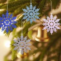 6/12pcs Multicolor Copos De Nieve Falsos Con Agujero Adorno Para Árbol De Navidad Decoración De Pared De Habitación Y Fiesta - details 4