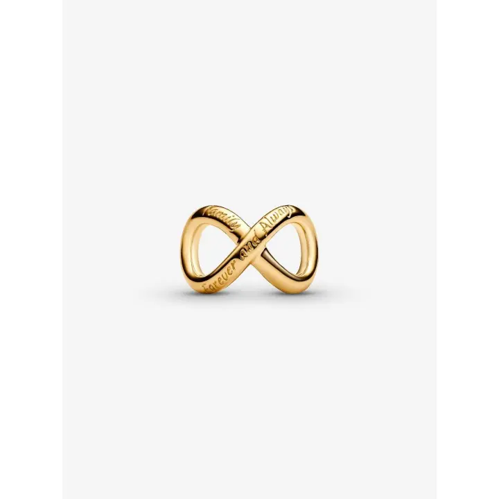Pandora - Charm Infinite Forever & Always - Baño de Oro de 14K - 1