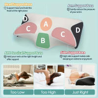 Cojín De Almohada Ergonómico De Algodón Suave Y Ligero Para Dormir Perfecto Para Lados Espalda Y Abdomen Diseño Cómodo Para Snacks - details 4