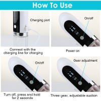Limpiador de Poros Electrico Succionador, Limpiador Facial Ajustable de 3 Modos, Equipado con 6 Cabezales de Succión Reemplazables, Limpiador Facial con Pantalla LED, Adecuado para Hombres y Mujeres, san valentin regalos mujer - details 18