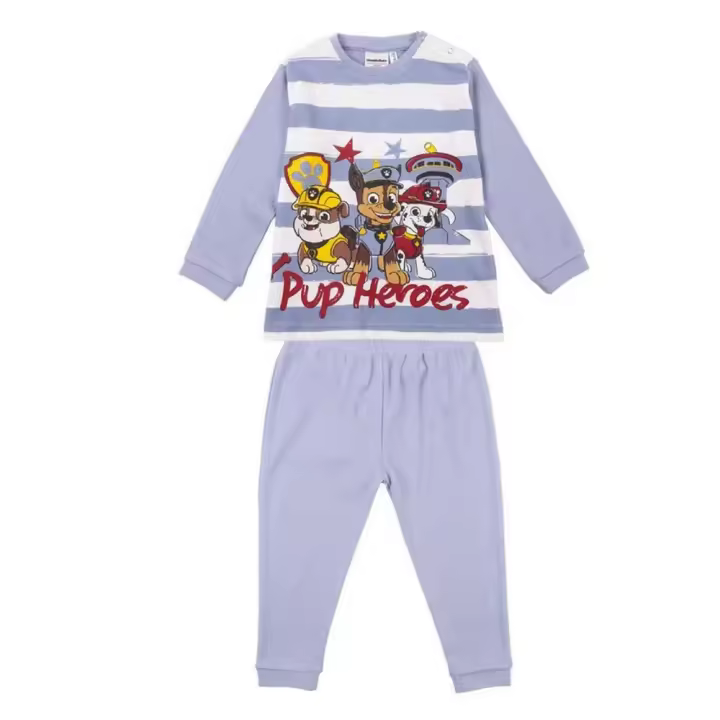 Pijama Manga Larga Patrulla Canina Pup Heroes Morado - 1