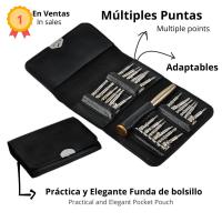 Juego De Destornilladores De Precisión 25 En 1 Multifuncional Mini Herramientas De Reparación Para Computadora Laptop Celular PC MacBook para iPhones, PC , Xbox , Cámara , Reloj , Tablet , Gafas, Samsung LG Movil, TV, Portatil y otros Electrónicos - details 0