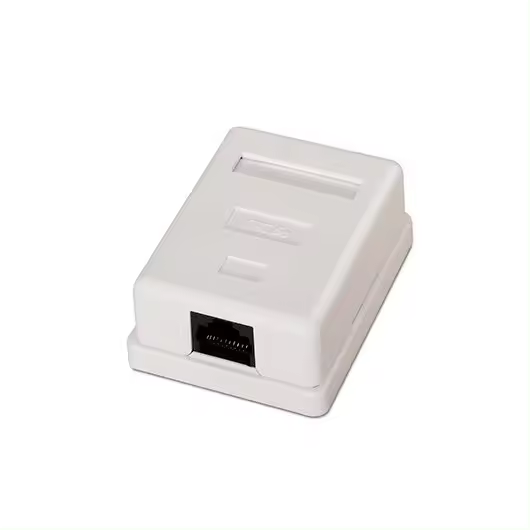 ROSETA SUPERFICIE 1XRJ45 CAT 5 AISENS BLANCO - 1