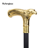 Bastón De Moda Con Cabeza De Águila Dorada Y Rhinestone Elegante Y Lujoso Para Caballeros Cosplay Knob 93cm Con Punta De Goma - details 4