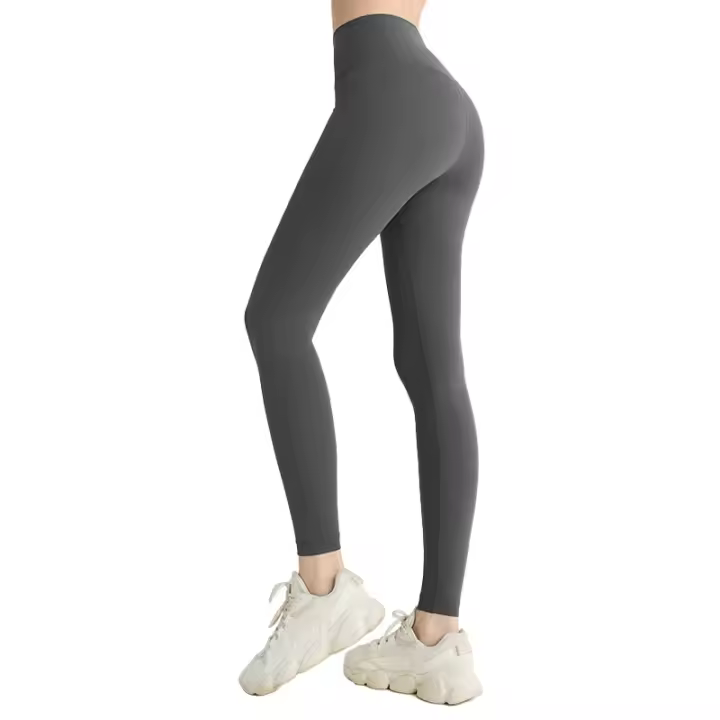 Leggings De Yoga Para Mujer Sintéticos Cintura Alta Levantamiento De Caderas Pantalones De Ciclismo Running Transpirables - 1