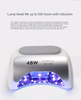 Secador De Uñas Profesional IBelieve Con Lámpara UV+LED Doble Chip 48W Secado Rápido Timer Varnish Solidify Manicure Luz - details 2