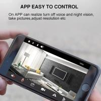 Cámara IP WiFi Inalámbrica A9 1080P HD Mini Con Visión Nocturna Infrarroja Protección De Seguridad Almacenamiento De 32G Exterior - details 13