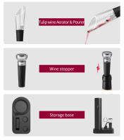 Juego De Abrevidrios Eléctricos Para Vino Y Cerveza Con Abreborrachos Y Capuchones De Batería Accesorios De Cocina - details 11