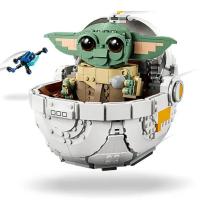 Kit De Bloques De Construcción MOC Juego De Guerreiros Espaciais Con Carro De Flotación Grogu Para Niños Regalo De Cumpleaños Modelo De Figura De TV Y Películas - details 5