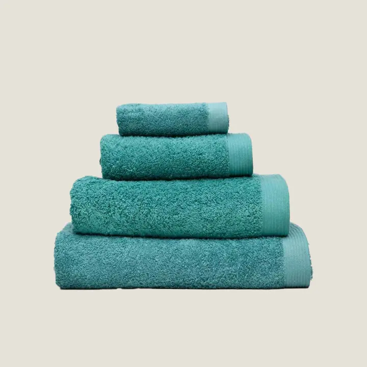 TEXTURA Toalla baño algodón Maxim color verdeAlgodón, Rizo, Liso, Disponible en: Toalla Tocador/Toalla Lavabo/Toalla Ducha/Toalla Baño - 1