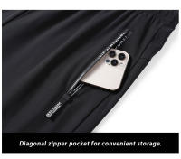 Pantalones Deportivos De Correr Para Hombre Transpirables Y Elásticos Ice Silk Jogging Ajustables Para Gimnasio Y Entrenamiento Al Aire Libre Talla Hasta 8XL - details 17