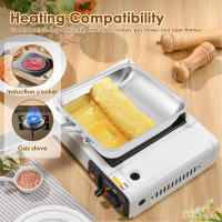 Sartén De Acero Inoxidable Para Tamagoyaki Omelette Japonesa Con Mano Multifuncional Rectangular Para Cocina Desayuno - details 1