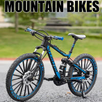 Bicicleta De Montaña De Escala 1:8 Para Niños Juguetes De Aleación De Metal Con Absorción De Choque Regalo Ideal Para Deportes Al Aire Libre - details 2