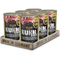 Pack de 6 latas Belcando Pollo, Pato Mijo y Zanahorias para Perros - details 0