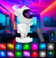 Proyector De Luz Estelar Astronauta LED Para Ambiente De Dormitorio Luz Nocturna Aurora Luna Con Altavoz Bluetooth Accesorios - details 0