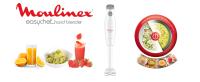 Moulinex Easychef DD45A1 - Batidora de mano, 450 W, 2 velocidades, cuchillas Zelkrom, color blanco - details 0