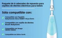 Cabezas De Repuesto Para Cepillo De Dientes Eléctrico Para Niños Bric's 10 Piezas Cerdas Suaves Higiene Oral SG902 SG602 - details 2
