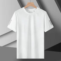Camiseta De Entrenamiento Para Hombres Verano 2025 Camisetas Deportivas De Secado Rápido Y Transpirables Para Gimnasio Y Correr Con Mangas Cortas Colores Mixtos - details 3
