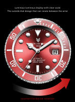 Reloj De Pulsera Automático Para Hombre LIGE Resistente Al Agua Y Al Choque Con Movimiento De Torbellino Deportivo Y Luz Propia - details 8