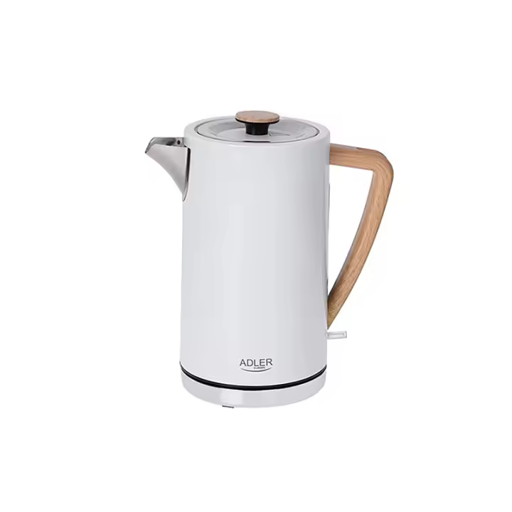 Adler Ad 1347w Hervidor Eléctrico Blanco con Capacidad de Reservorio de Agua de 1.7L - 1