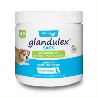 Jtpharma JT Pharma Glandulex Sacs Croquetas para Perros  Problemas de Glándulas Anales - 1