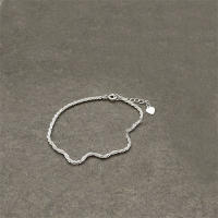 Pulsera De Plata Esterlina S925 Con Galio 18K SOMILIA Pulsera Brillante Y Plateada Para Mujer Joyería De Mano Regalo De Fiestas - details 5